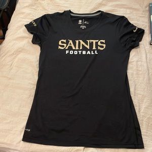 Nike Womens Dri-Fit New Orleans Saints Tee